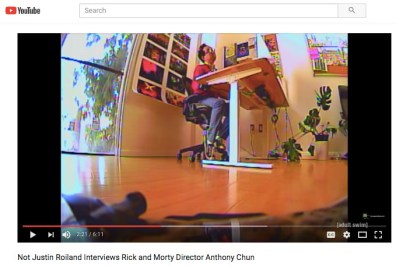 Screenshot Not Justin Roiland Interviews Rick and Morty Director Anthony Chun